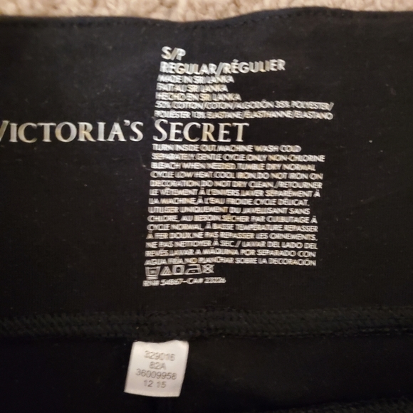 Victoria's Secret Black Women's Leggings Size Small - Picture 2 of 6